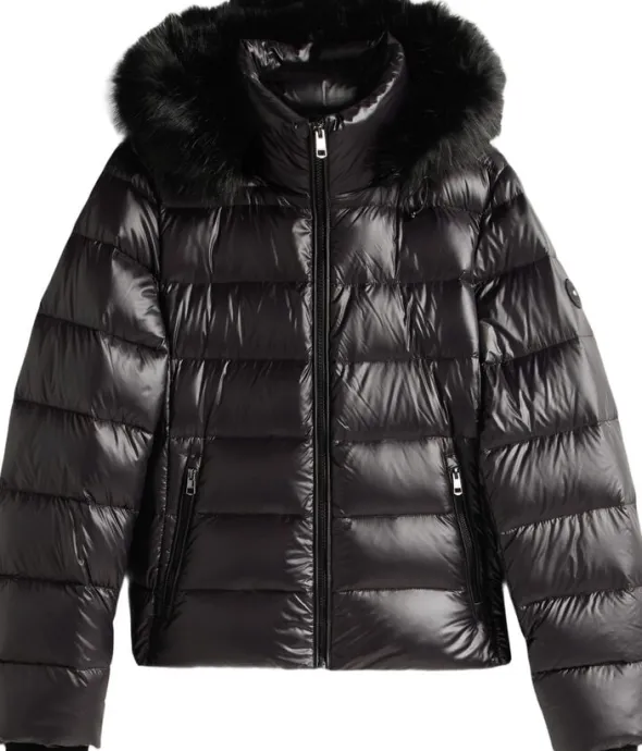 GLOSS HW DOWN SLIM JACKET W FUR