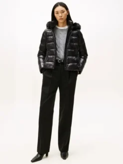GLOSS HW DOWN SLIM JACKET W FUR
