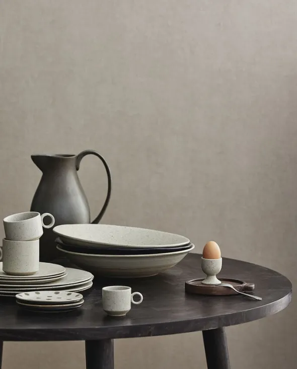 GRAINY tea cup w. handle, sand