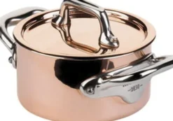 Gryta med lock mini 30 cl Koppar/Stål