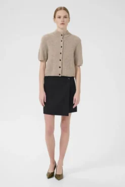 GZpaula melange MW wrap skirt NOOS