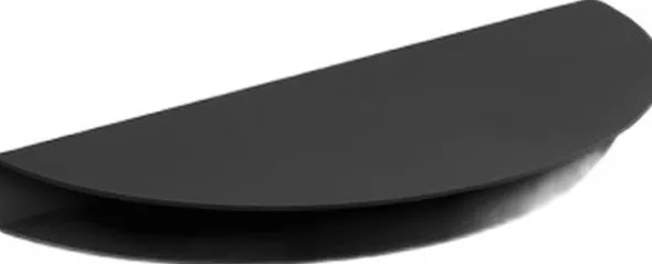 Half Moon Shelf: Black: Large