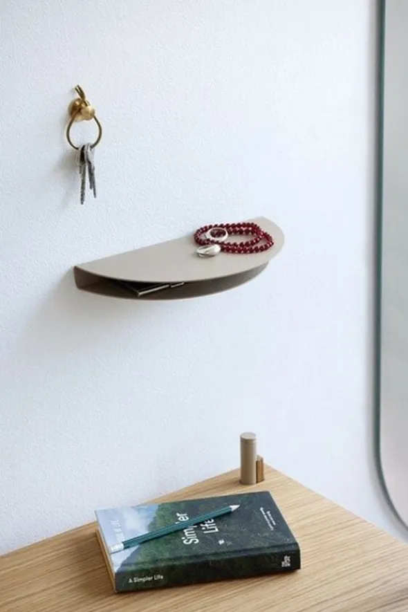 Half Moon Shelf: Terracotta: Small