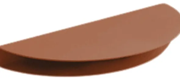Half Moon Shelf: Terracotta: Small