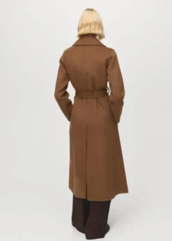 HANDMADE WOOL COAT WITH BELT. -- BATIN