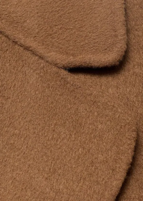 HANDMADE WOOL COAT WITH BELT. -- BATIN