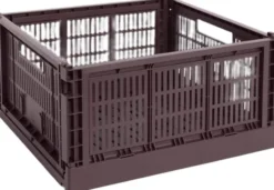 HAY Colour Crate-Large Square-Bordeaux