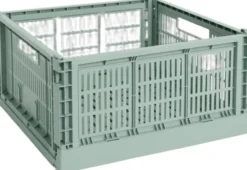 HAY Colour Crate-Large Square-Sage green