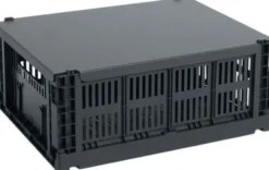 HAY Colour Crate Lid Metal-Medium-Charcoal
