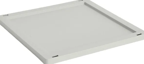 HAY Colour Crate Lid Plastic-Medium Square / Cube-Grey