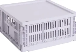 HAY Colour Crate Lid Plastic-Medium Square / Cube-Lavender