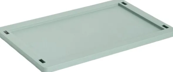 HAY Colour Crate Lid Plastic-Small-Sage green