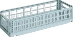 HAY Colour Crate Mini-Oblong-Dusty blue