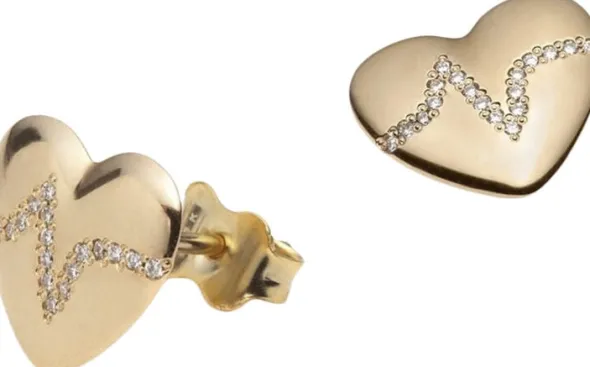 Heartbeat Earrings Large