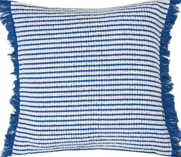 Heavy Striped Organic Cotton Pillow Cover