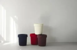 Hide Office Bin Bright Red