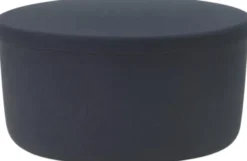 Hide Storage Pouf Large