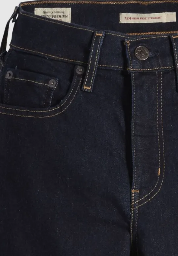 724 High Rise Straight Jeans