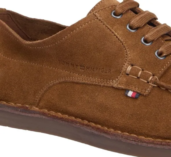HILFIGER STITCHDOWN SUEDE DERBY