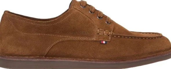 HILFIGER STITCHDOWN SUEDE DERBY