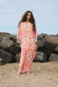 Ikat combo kaftan - Karimalou