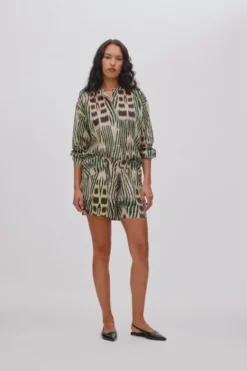 Ikat voile shirt - Sibyl