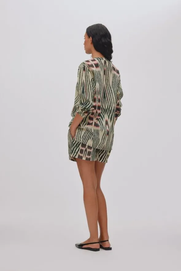 Ikat voile shirt - Sibyl