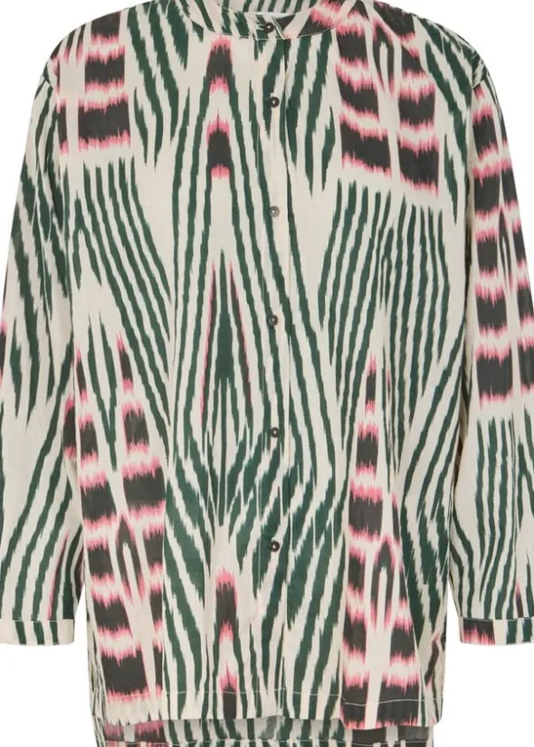 Ikat voile shirt - Sibyl