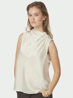 Isola Drapy Satin Top