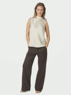 Isola Drapy Satin Top