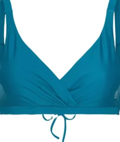 Istana draperet bikini top - Teal