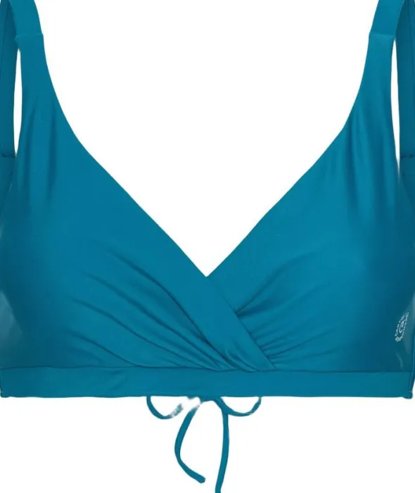 Istana draperet bikini top - Teal