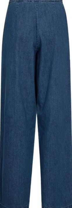 IVY-Malika Casual Pant Mid Blue