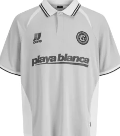 JCOCLUB RIBBED FOOTBALL POLO SS JNR