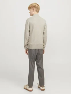 JJEEMIL KNIT HALF ZIP NOOS JNR
