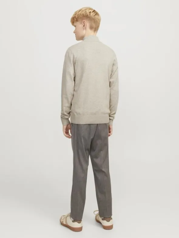 JJEEMIL KNIT HALF ZIP NOOS JNR