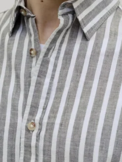 JJESUMMER LINEN BLEND SHIRT L/S SN