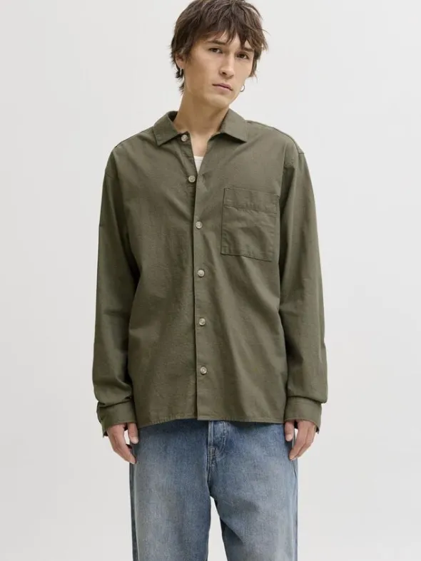 JJETRISTAN OVERSHIRT LS LN