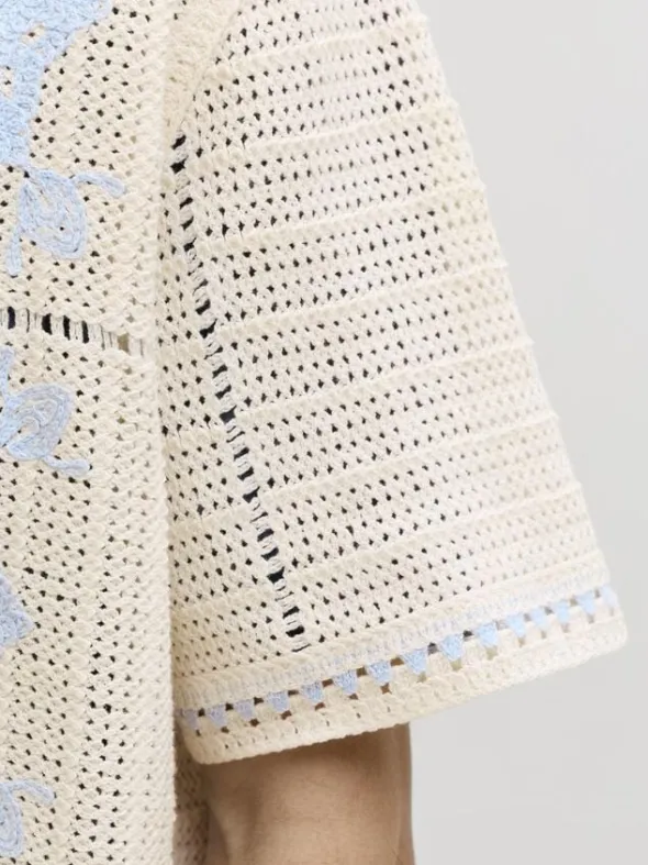 JORORCHARD KNIT CROCHET POLO