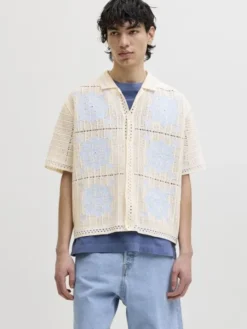 JORORCHARD KNIT CROCHET POLO