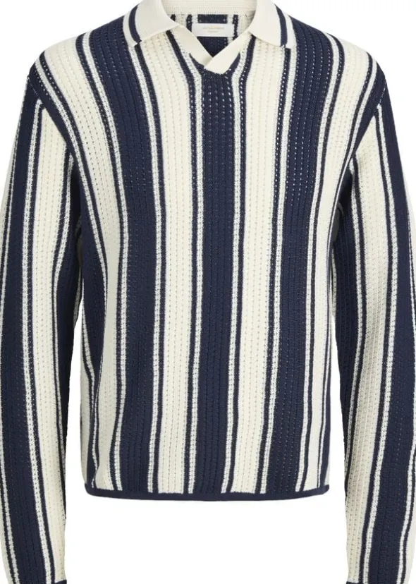 JORUPSTATE KNIT STRIPE POLO