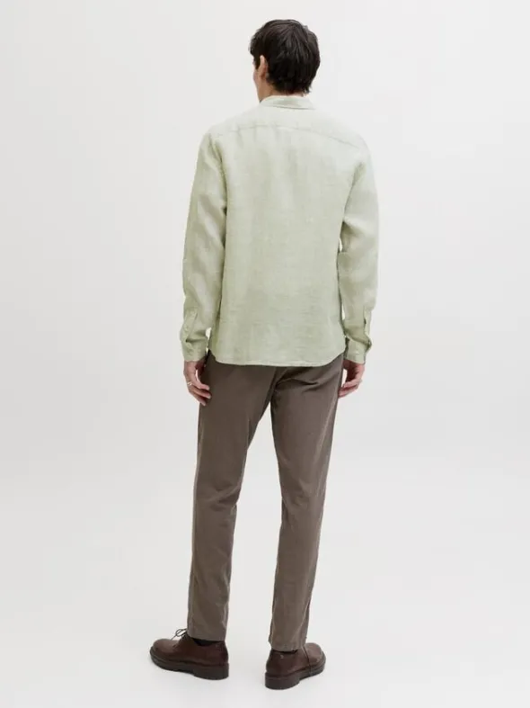 JPRBLALAWRENCE LINEN LS SHIRT SN