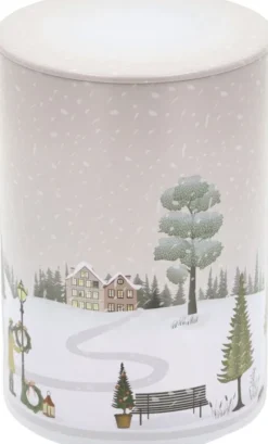 Kakburk Vinter 10 x 14,5 cm Woodrose Metall