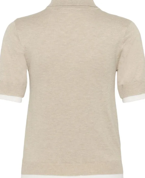 KAlizza Contrast Polo Knit