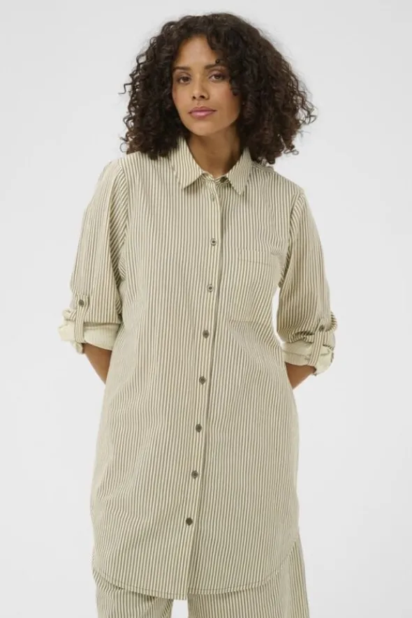 KAnaya Striped Shirt Tunic