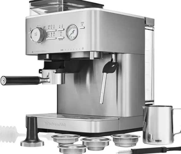 KITCHENAID halvautomatisk espressomaskine-5KES6551ESX