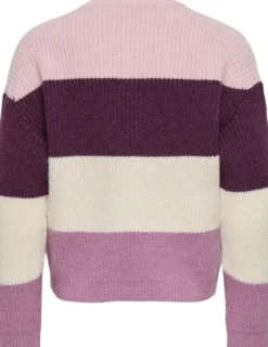 KMGSANDY L/S STRIPE PULLOVER KNT NO