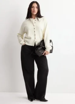 Knitted button cardigan