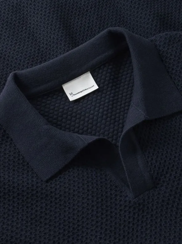 Knitted polo