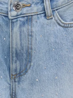 KOGSONNY HW WIDE RHINST DNM SHORTS
